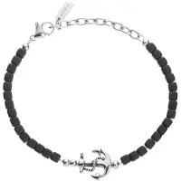 Breil Bracelet noir / argent