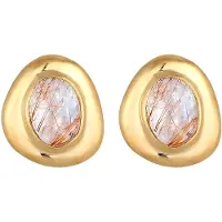 Elli PREMIUM Boucles d'oreilles or / rose