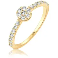 Elli PREMIUM Bague or / transparent