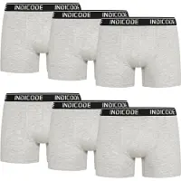 INDICODE JEANS Boxers ' Milano ' gris / noir