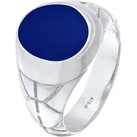 KUZZOI Bague saphir / argent
