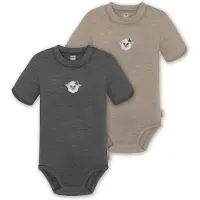 Normani Barboteuse / body 'Tihoi' beige foncé / anthracite / blanc