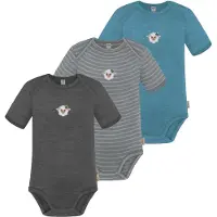 Normani Barboteuse / body 'Tauranga' bleu-gris / anthracite / pétrole