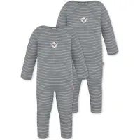 Normani Barboteuse / body 'Tangoio' bronze / gris clair / gris chiné / blanc cassé