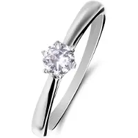 Lucardi Bague argent / blanc