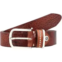 B.belt Ceinture 'Cleo' cognac / argent