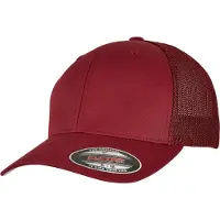 Flexfit Casquette rouge foncé / noir / blanc