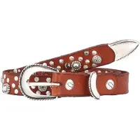 Campomaggi Ceinture marron / argent