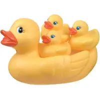 Playgro Jouet Pour le Bain - 4 pces - Canard Avec des canetons - - UneTaille - Jouet Pour Le Bain