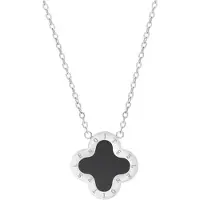 Lenoites Chaîne 'Clover 10' noir / argent