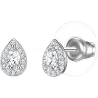Yokoamii Boucles d'oreilles argent / transparent