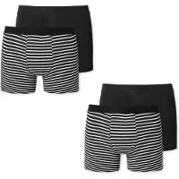 Schiesser Sous-vêtements noir / blanc
