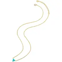 Glanzstücke Chaîne turquoise / jaune d'or