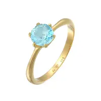 Elli PREMIUM Bague bleu / or
