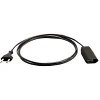 As Schwabe 50132 Câble de rallonge électrique 2.5 A noir 3 m (3 m, CEE 7/16)
