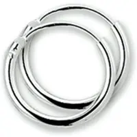 Marie-Celeste -Celeste Oorringen Ronde Buis - Goud, (Or blanc)