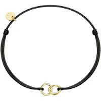 Glanzstücke Bracelet jaune d'or / noir