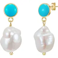 Glanzstücke Boucles d'oreilles blanc