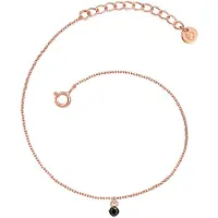 Glanzstücke Bracelet or rose / noir
