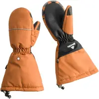 WEEDO FUNWEAR Gants 'FOXDO' gris / anthracite / orange foncé