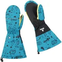 WEEDO FUNWEAR Gants bleu / jaune / noir