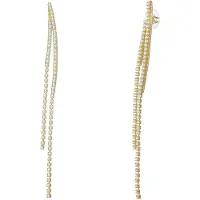 Yokoamii Boucles d'oreilles jaune d'or