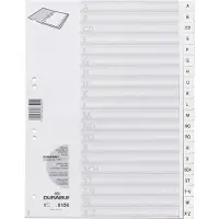Durable Register A4 A-Z 20-tlg. weiss