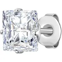 True Rebels Boucles d'oreilles argent / transparent