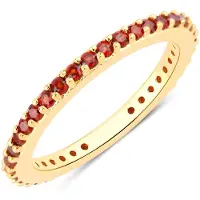 Rafaela Donata Bague jaune d'or / rouge