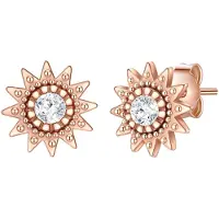 Glanzstücke Boucles d'oreilles or rose