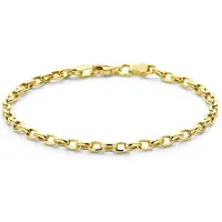 Marie-Celeste Celeste Armband Anker 3,5 mm 18,5 cm - Goud, (18.50 cm, Or)