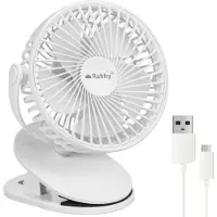 Ruhhy Ventilateur sans fil blanc 25566