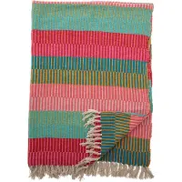 Bloomingville Isnel 160x130 Cm Blanket Multicolore