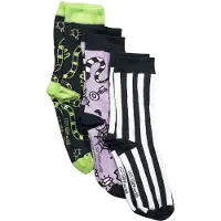 Beetlejuice Chaussettes de - EU 35-38 - pour Femme - multicolore - Taille EU 35-38