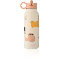 Liewood Gourde - Falk - 350 ml - Chats Canard Chiens/Sandy - - UneTaille - Gourde