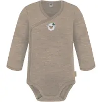 Normani Barboteuse / body 'Kaitaia' beige / blanc