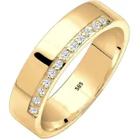 Elli DIAMONDS Bague 'Pure Eleganz' or
