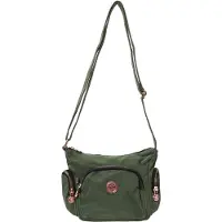 Mindesa Sac à bandoulière or / vert