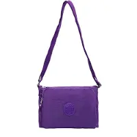 Mindesa Sac à bandoulière violet foncé