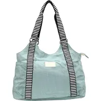 Mindesa Cabas bleu pastel / noir / blanc