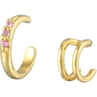 Haze&Glory Boucles d'oreilles or / rose clair