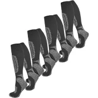 Normani Chaussettes de sport gris / noir