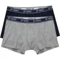 JP 1880 Boxers bleu marine / gris chiné