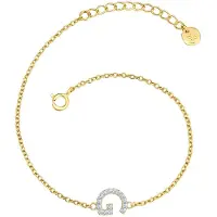 Glanzstücke Bracelet or / argent