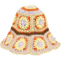 Ebeeza Chapeaux beige / jaune / lilas / orange
