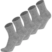 Polar Husky Chaussettes gris chiné