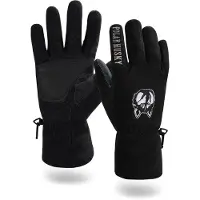 Polar Husky Gants de sport 'Lhotse' noir / blanc