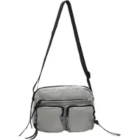 Mindesa Sac à bandoulière gris / noir