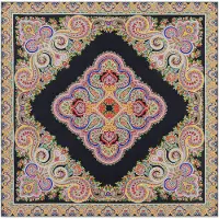 Roeckl Foulard 'SQUARE GARDEN PAISLEY' mélange de couleurs