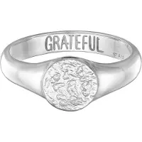 Haze&Glory Bague 'Grateful' argent